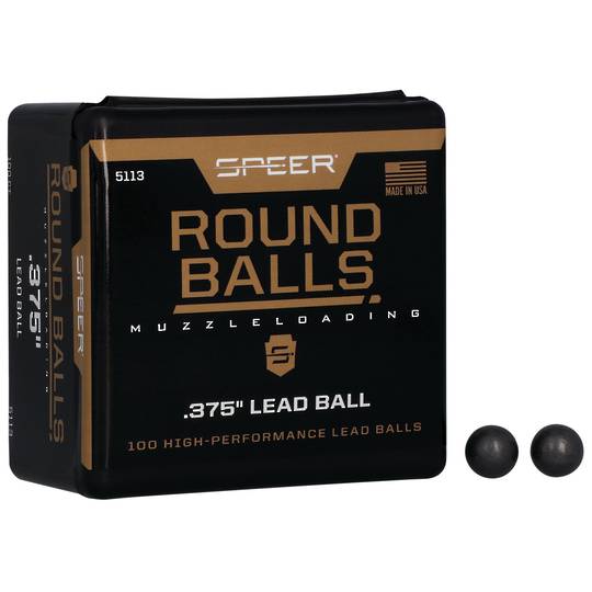 Speer .375 79gr Lead Round Balls x100 #5113